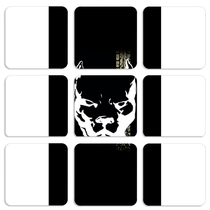 Магнитные фотопазлы 50 на 50 набор 9 штук 