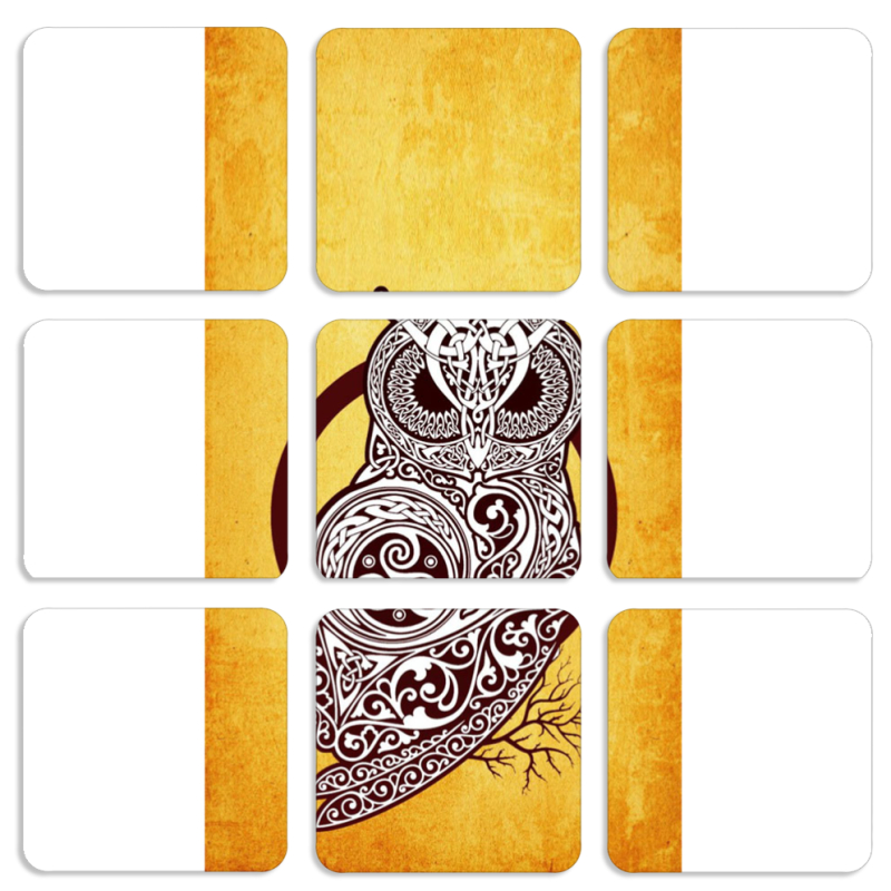 Магнитные фотопазлы 50 на 50 набор 9 штук 