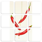 Магнитные фотопазлы 50 на 50 набор 9 штук 