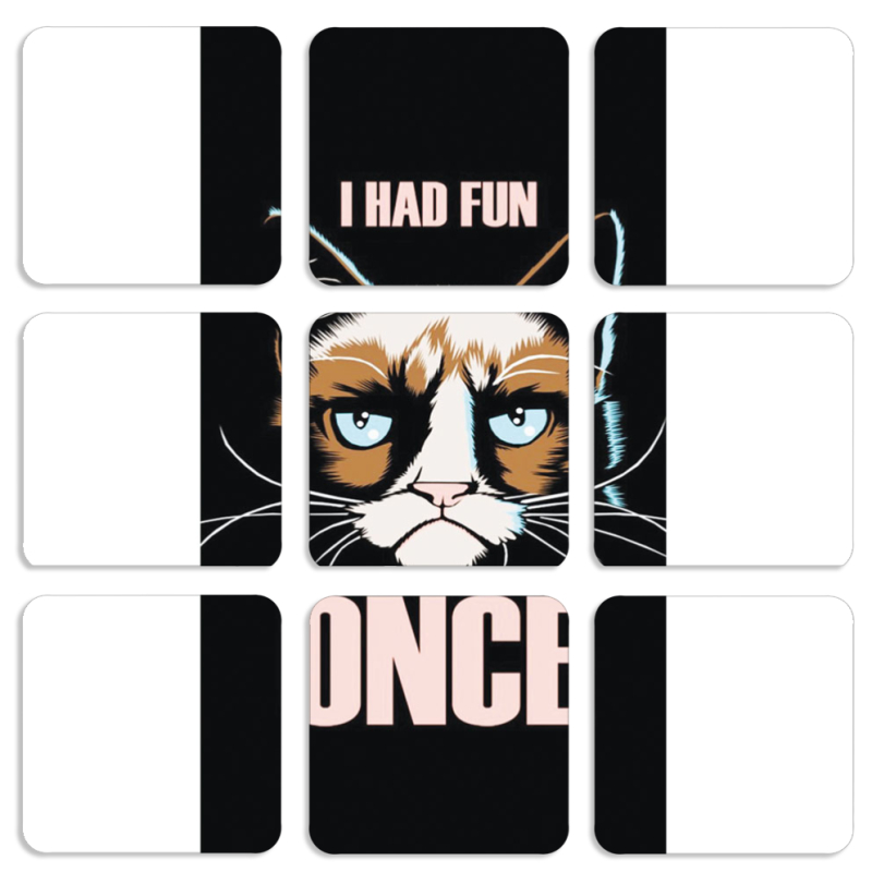 Магнитные фотопазлы 50 на 50 набор 9 штук 