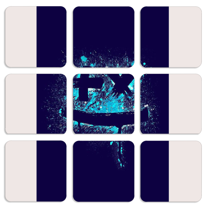 Магнитные фотопазлы 50 на 50 набор 9 штук 