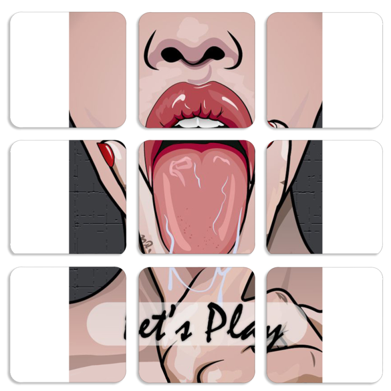 Магнитные фотопазлы 50 на 50 набор 9 штук 