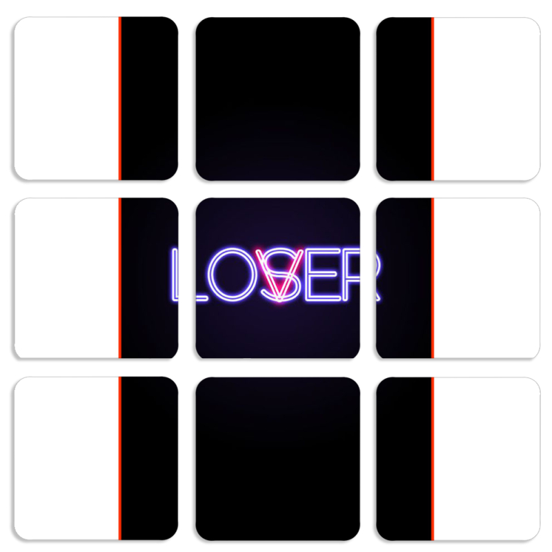 Магнитные фотопазлы 50 на 50 набор 9 штук 