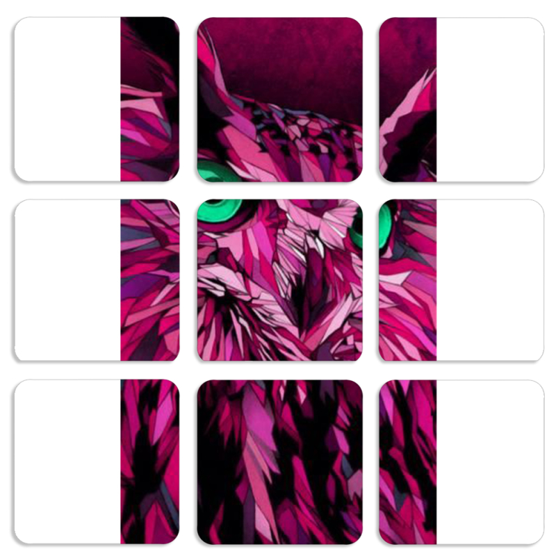 Магнитные фотопазлы 50 на 50 набор 9 штук 