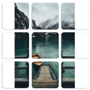 Магнитные фотопазлы 50 на 50 набор 9 штук 