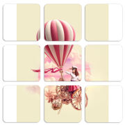 Магнитные фотопазлы 50 на 50 набор 9 штук 