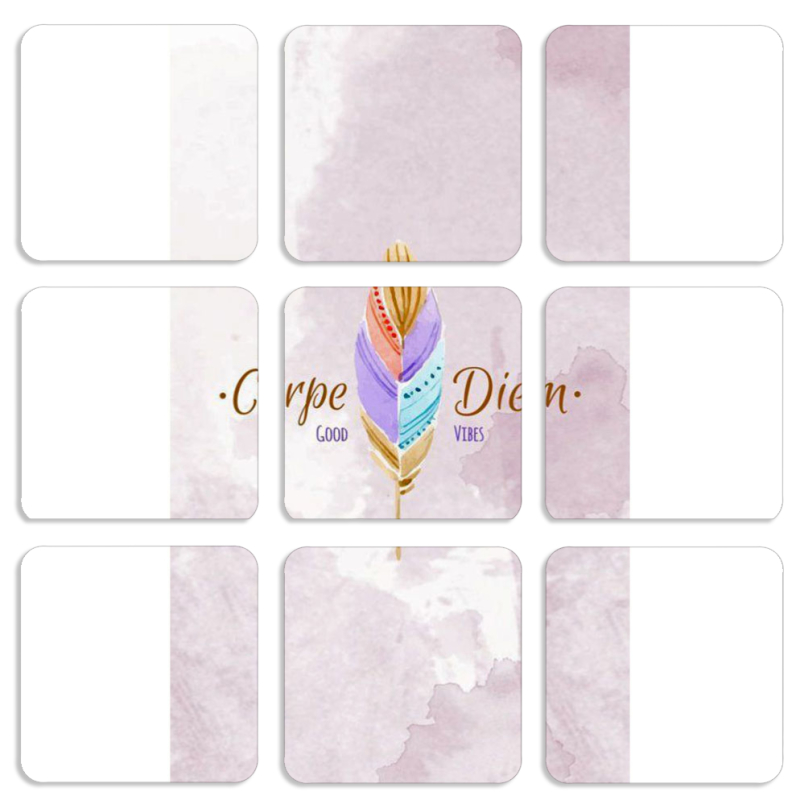 Магнитные фотопазлы 50 на 50 набор 9 штук 