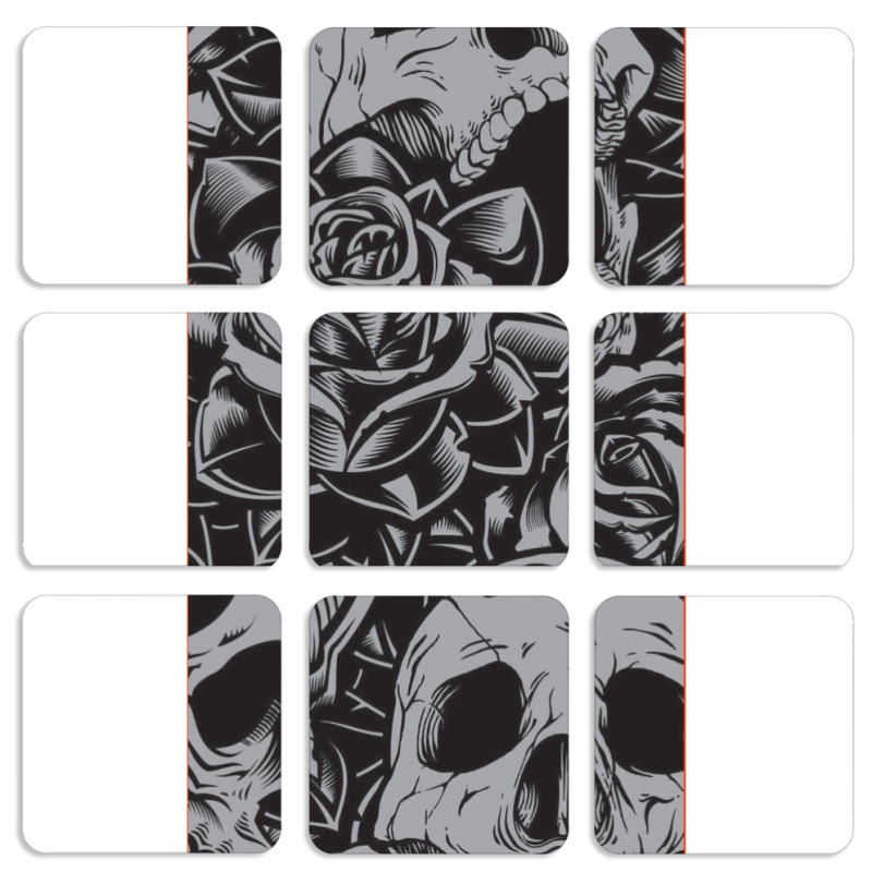 Магнитные фотопазлы 50 на 50 набор 9 штук 