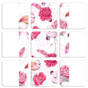 Магнитные фотопазлы 50 на 50 набор 9 штук 