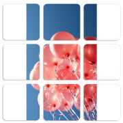 Магнитные фотопазлы 50 на 50 набор 9 штук 