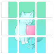 Магнитные фотопазлы 50 на 50 набор 9 штук 