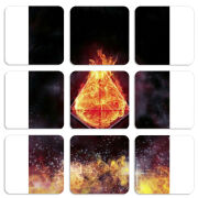 Магнитные фотопазлы 50 на 50 набор 9 штук 