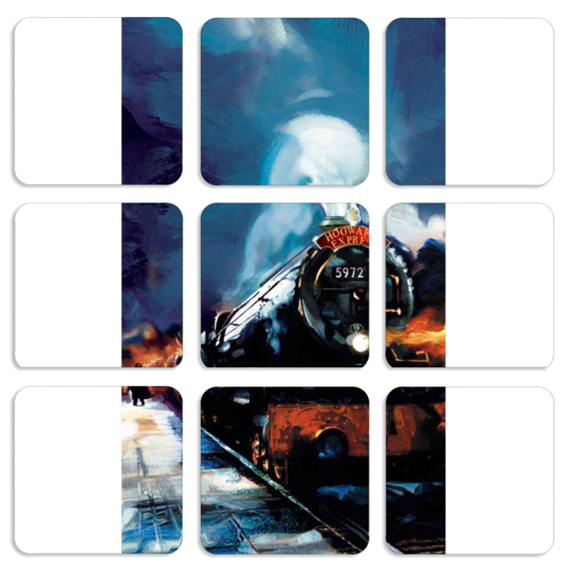 Магнитные фотопазлы 50 на 50 набор 9 штук 