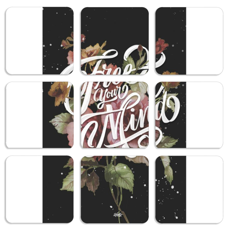 Магнитные фотопазлы 50 на 50 набор 9 штук 