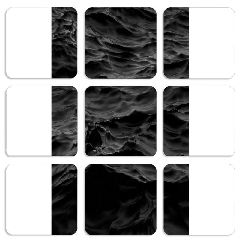 Магнитные фотопазлы 50 на 50 набор 9 штук 