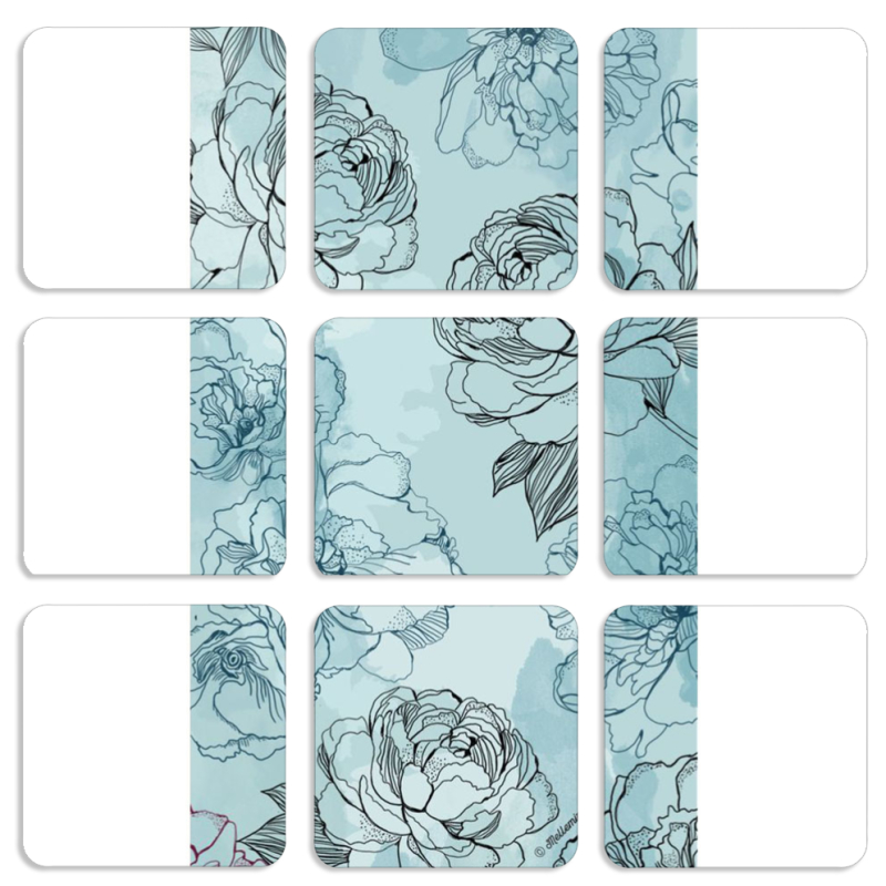 Магнитные фотопазлы 50 на 50 набор 9 штук 