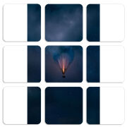 Магнитные фотопазлы 50 на 50 набор 9 штук 