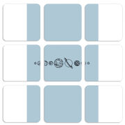 Магнитные фотопазлы 50 на 50 набор 9 штук 