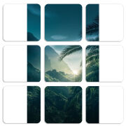 Магнитные фотопазлы 50 на 50 набор 9 штук 