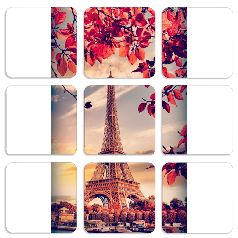 Магнитные фотопазлы 50 на 50 набор 9 штук 