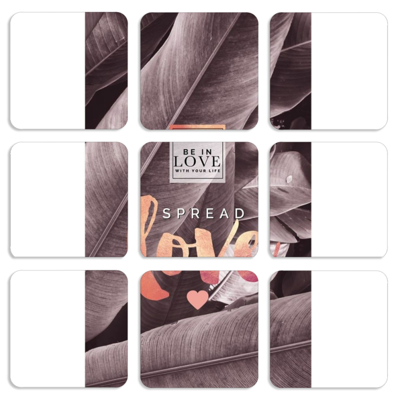 Магнитные фотопазлы 50 на 50 набор 9 штук 