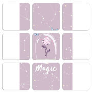 Магнитные фотопазлы 50 на 50 набор 9 штук 