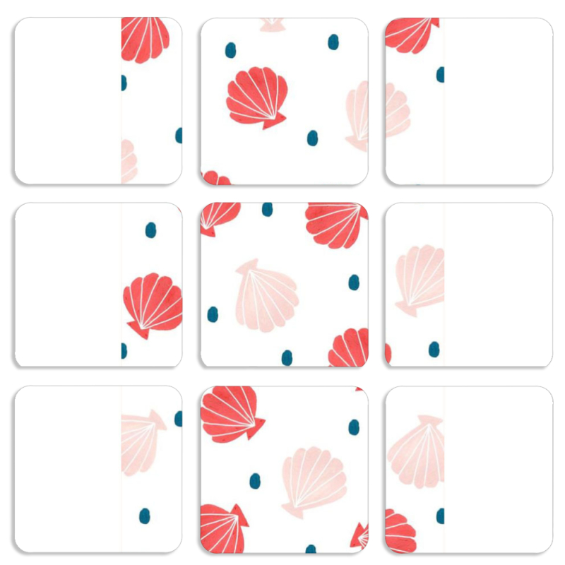 Магнитные фотопазлы 50 на 50 набор 9 штук 