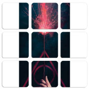 Магнитные фотопазлы 50 на 50 набор 9 штук 