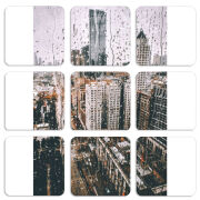 Магнитные фотопазлы 50 на 50 набор 9 штук 
