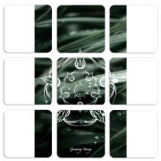 Магнитные фотопазлы 50 на 50 набор 9 штук 