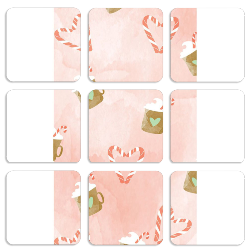 Магнитные фотопазлы 50 на 50 набор 9 штук 