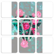 Магнитные фотопазлы 50 на 50 набор 9 штук 