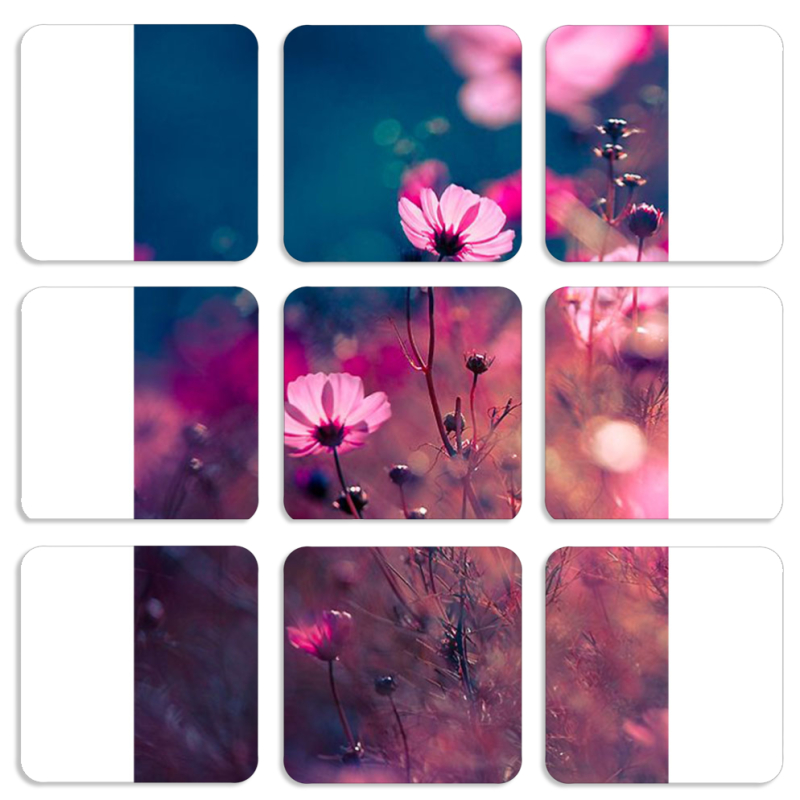 Магнитные фотопазлы 50 на 50 набор 9 штук 