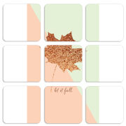 Магнитные фотопазлы 50 на 50 набор 9 штук 