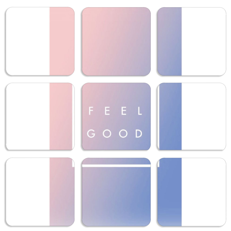 Магнитные фотопазлы 50 на 50 набор 9 штук 