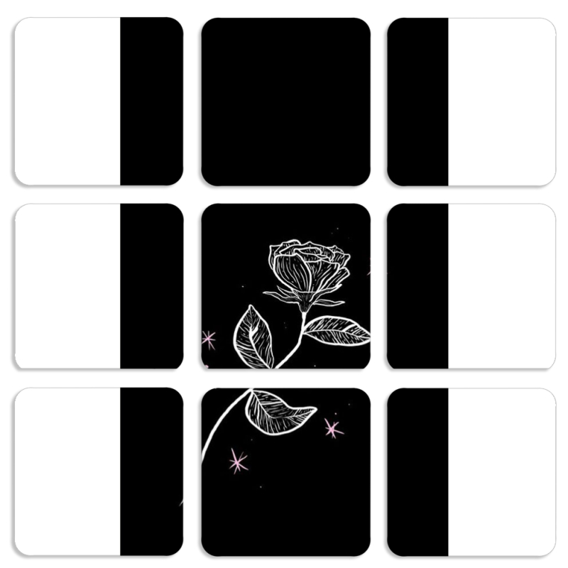 Магнитные фотопазлы 50 на 50 набор 9 штук 