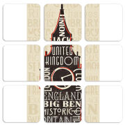 Магнитные фотопазлы 50 на 50 набор 9 штук 