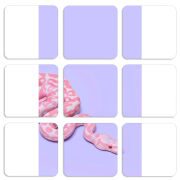 Магнитные фотопазлы 50 на 50 набор 9 штук 