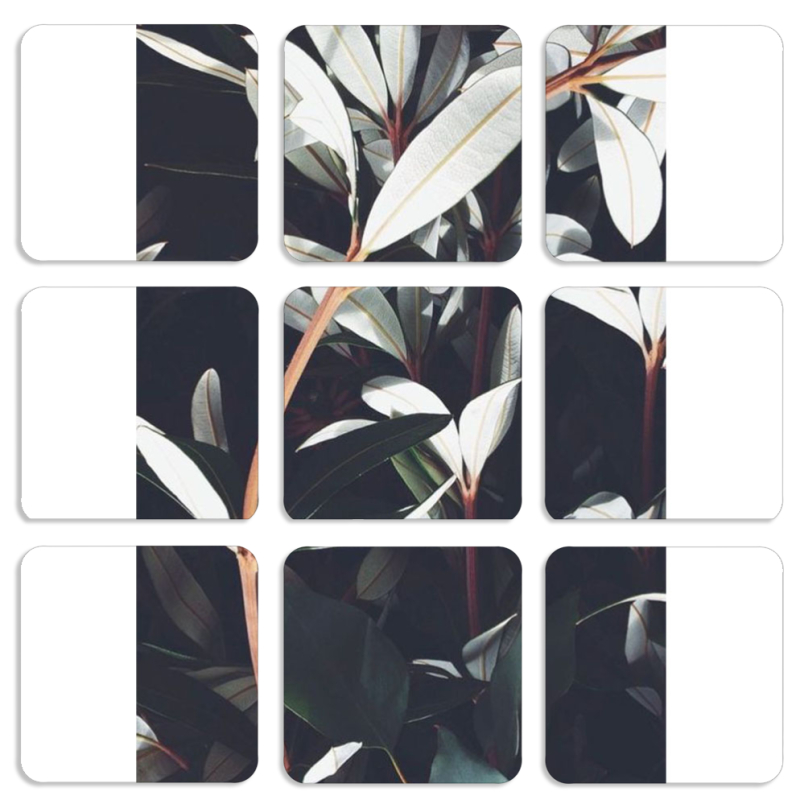 Магнитные фотопазлы 50 на 50 набор 9 штук 