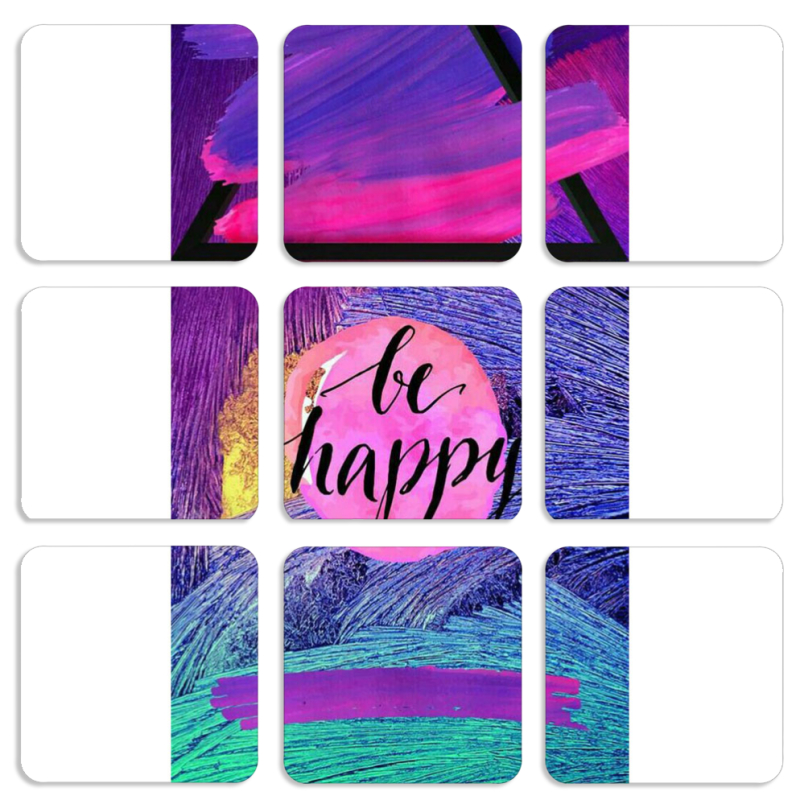 Магнитные фотопазлы 50 на 50 набор 9 штук 