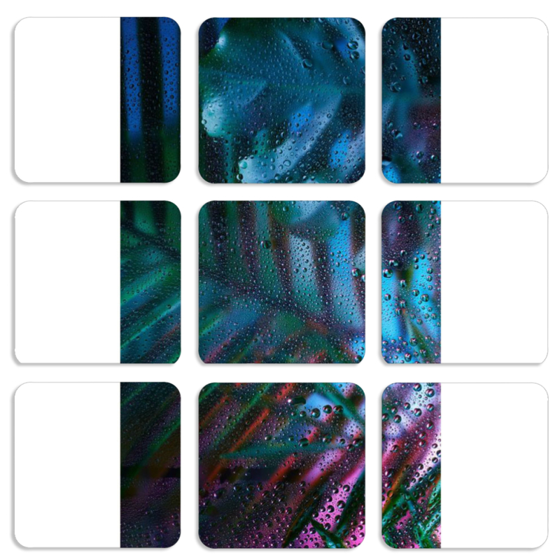 Магнитные фотопазлы 50 на 50 набор 9 штук 