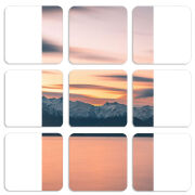 Магнитные фотопазлы 50 на 50 набор 9 штук 