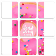 Магнитные фотопазлы 50 на 50 набор 9 штук 