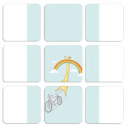 Магнитные фотопазлы 50 на 50 набор 9 штук 