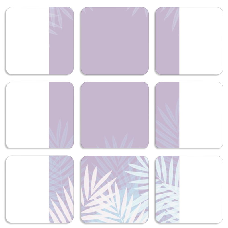 Магнитные фотопазлы 50 на 50 набор 9 штук 