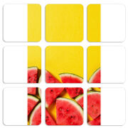 Магнитные фотопазлы 50 на 50 набор 9 штук 