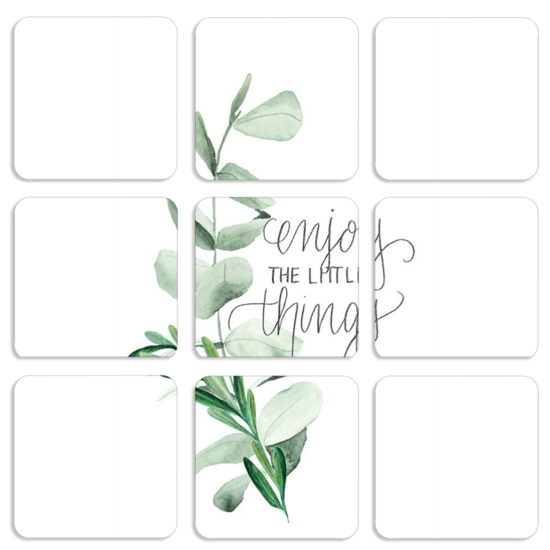 Магнитные фотопазлы 50 на 50 набор 9 штук 