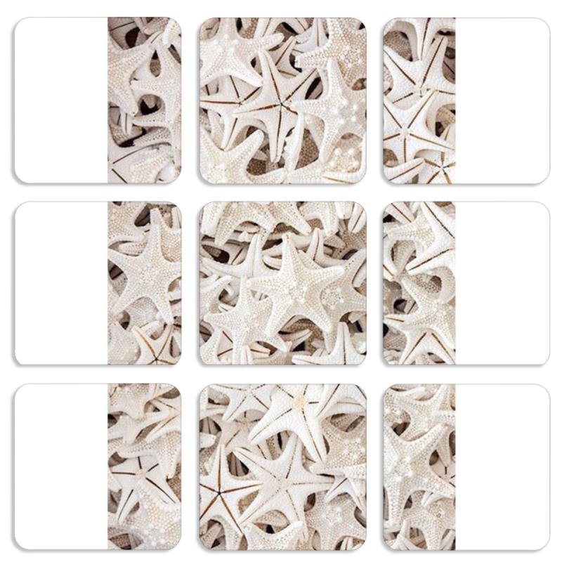 Магнитные фотопазлы 50 на 50 набор 9 штук 