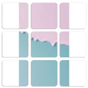 Магнитные фотопазлы 50 на 50 набор 9 штук 