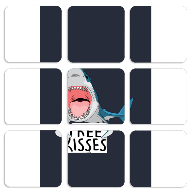 Магнитные фотопазлы 50 на 50 набор 9 штук 